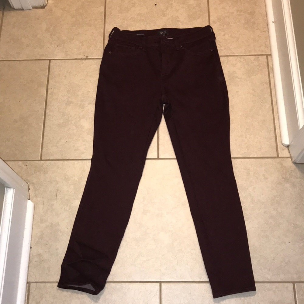 Burgundy pants
